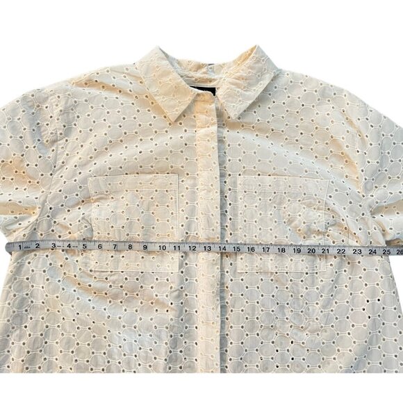 Alfani Botanic Affair Eyelet Blouse, 2X - Picture 8 of 10